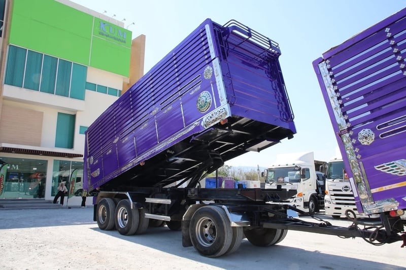 สิบล้อดั้มพ์พ่วง ISUZU FXZ 360 แรงม้า ปี 54 ลูกปี 55 (9033,2502)