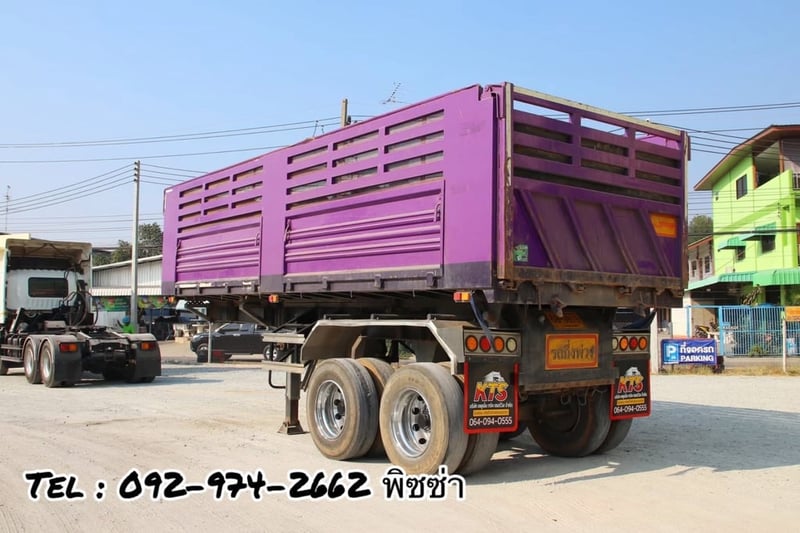 หางเซมิดั้มพ์ สองเพลา อู่เพชรรัตน์นำกิจเจริญ ปี 66 (9819)