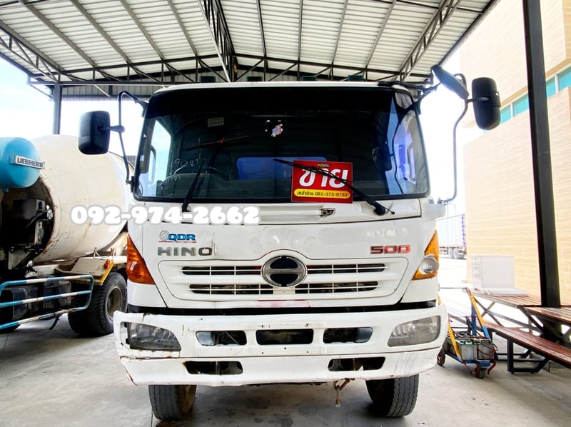 สิบล้อโม่ปูน HINO FM1A 330 แรง ปี 2556(9081)