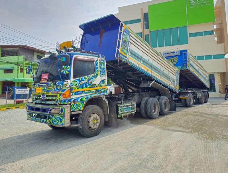 สิบล้อดั้มพ์ HINO FM1A 344 แรง ปี 2556(3163,3164)