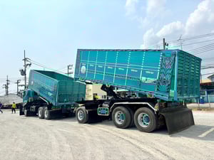 ISUZU FXZ 360 แรง ปี 2565 + หางดั้มพ์ อู่สหะกิจ ปี 2565(1245)(1246)