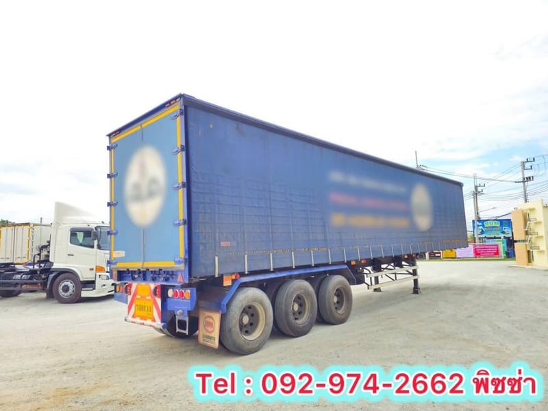หางตู้ผ้าใบ สามเพลา อู่สามมิตร ปี 65 (0160) หางตู้ผ้าใบ สามเพลา อู่สามมิตร ปี 65 (0160)
