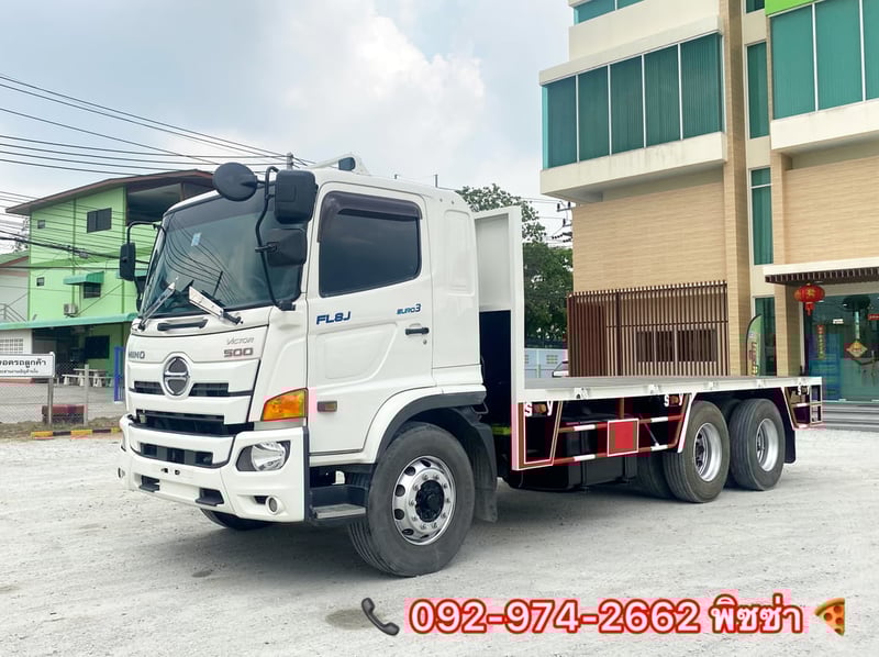 สิบล้อพื้นเรียบ HINO FL8J 260 แรง ปี 2560 (1784) สิบล้อพื้นเรียบ HINO FL8J 260 แรง ปี 2560 (1784)