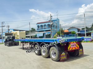 หางพื้นเรียบ สามเพลา  อู่ WAFA ปี 2565(8655)