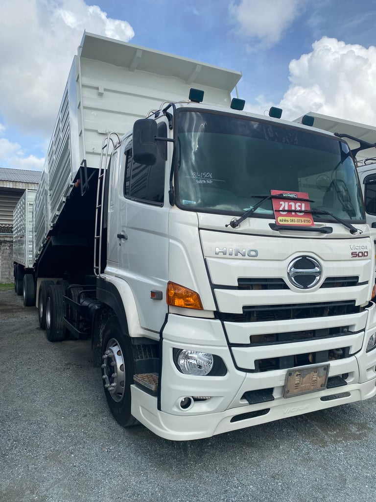 HINO FM 344แรงม้า รถบรรทุก 10ล้อ ดั้มพ์ ปี2023(1506,0735)