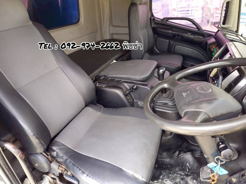 สิบล้อดั้มพ์พ่วงแท่ลู HINO FM1A 344 แรง ปี 2556( 3163,6164)