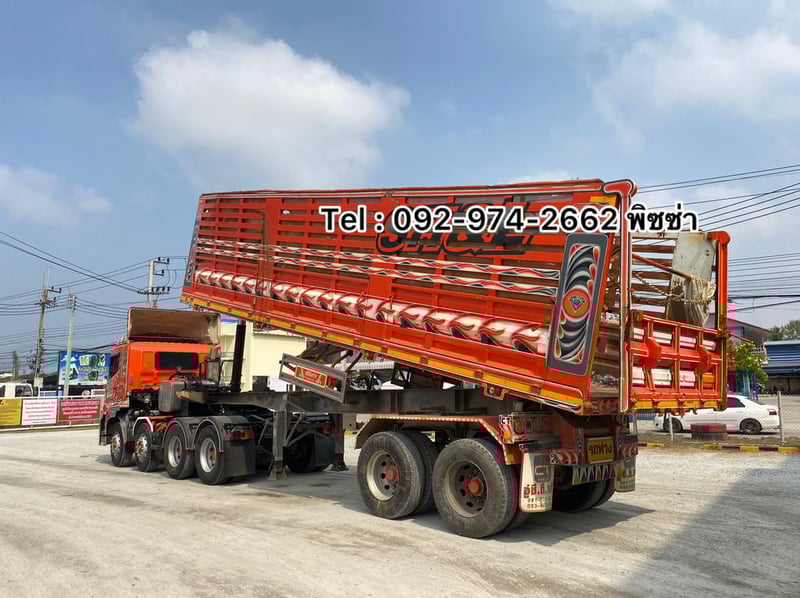 สิบสองล้อหัวลาก Hino FM1A ปี 66 (9078)หางเซมิดั้มพ์สองเพลา อู่ CTT ปี 2566 (9079) สิบสองล้อหัวลาก Hino FM1A ปี 66 (9078)หางเซมิดั้มพ์สองเพลา อู่ CTT ปี 2566 (9079)