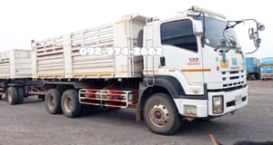 สิบล้อดั้มพ่วงแม่ลูก ISUZU FXZ 360 แรงปี 57 (4733)(4734) สิบล้อดั้มพ่วงแม่ลูก ISUZU FXZ 360 แรงปี 57 (4733)(4734)