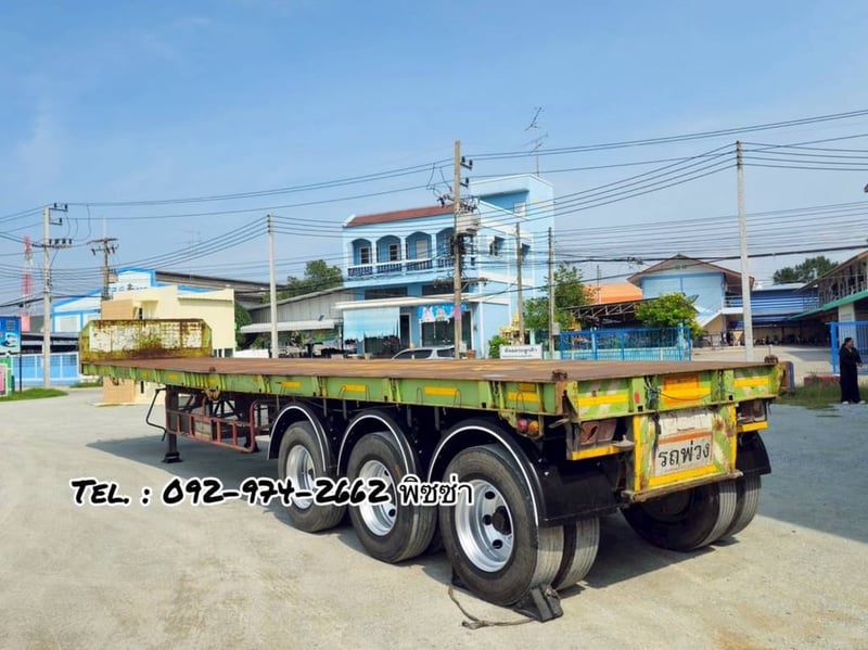 หางพื้นเรียบ สามเพลา อู่ BPT ปี 58 (7339) หางพื้นเรียบ สามเพลา อู่ BPT ปี 58 (7339)