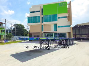 หางพื้นเรียบสามเพลา อู่ WAFA ปี 2565(5439)