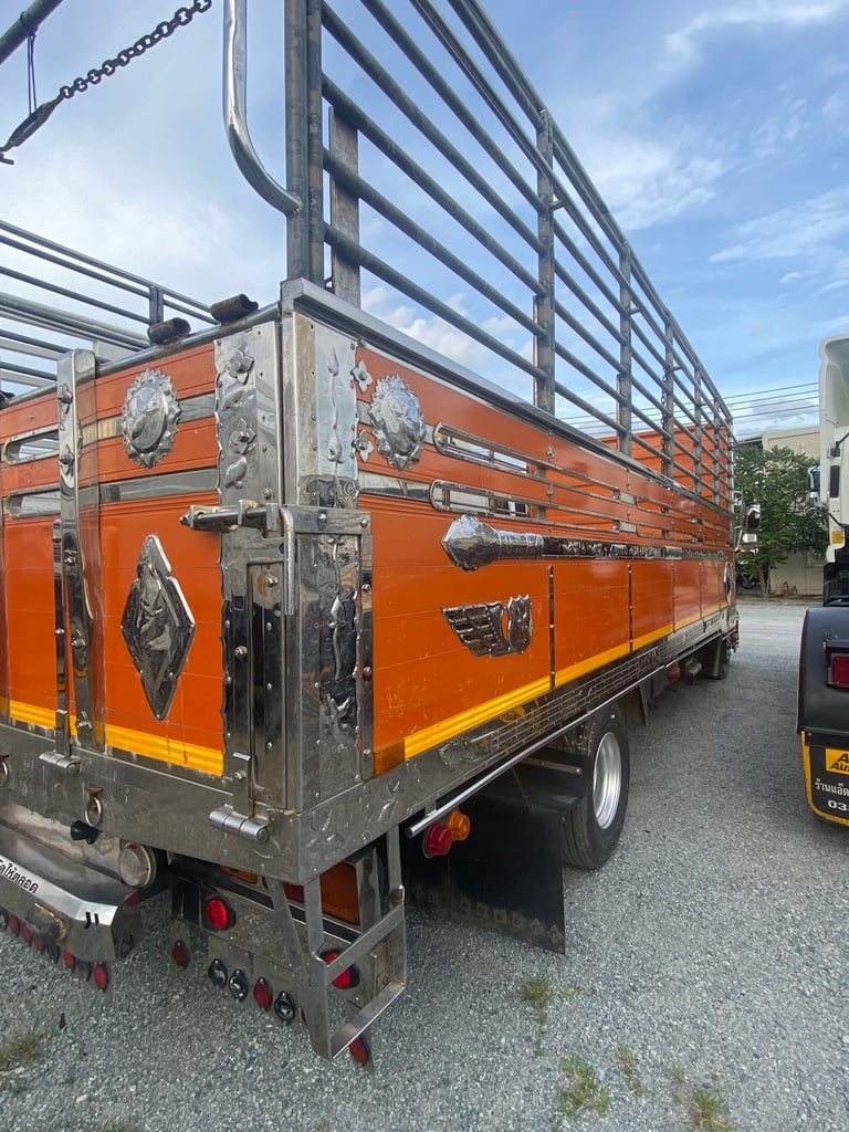 ISUZU FRR 210แรงม้า รถบรรทุก 6ล้อ กระบะคอกสูง ปี2020(3563)