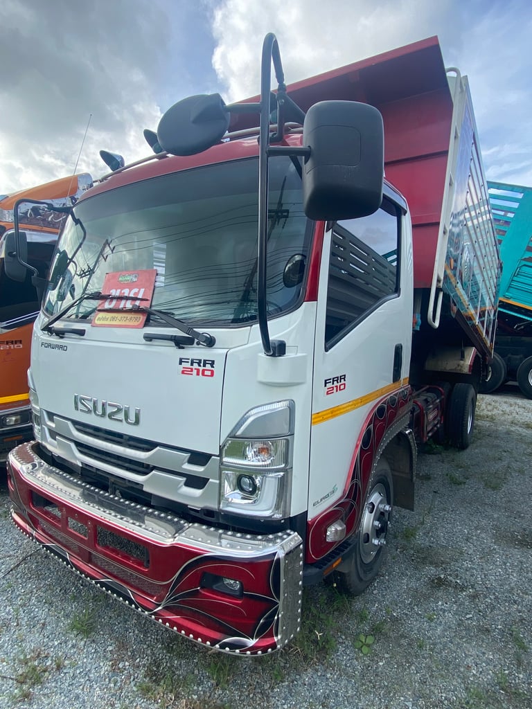 ISUZU FRR 210แรงม้า รถบรรทุก 6ล้อ ดั้มพ์ ปี2022(7715)
