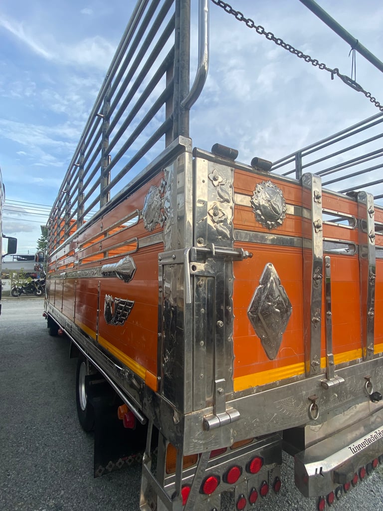 ISUZU FRR 210แรงม้า รถบรรทุก 6ล้อ กระบะคอกสูง ปี2020(3563)