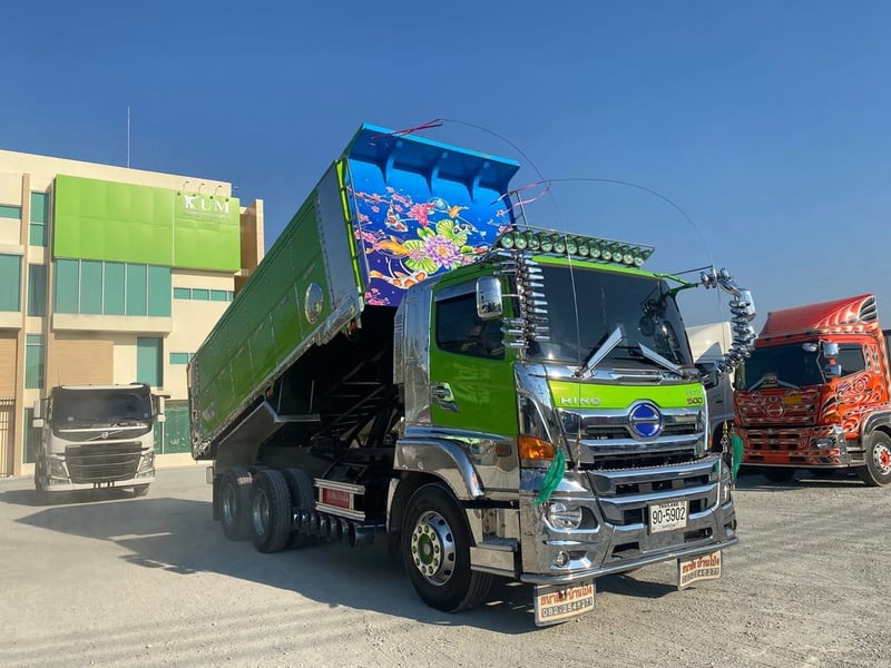 สิบล้อดั้มพ์ HINO FM1A 344 แรง ปี 66 (5902)