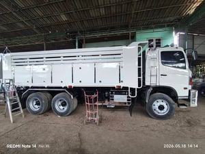 สิบล้อดั้มพ่วง HINO FM1A 344 แรงปี 56 สิบล้อดั้มพ่วง HINO FM1A 344 แรงปี 56