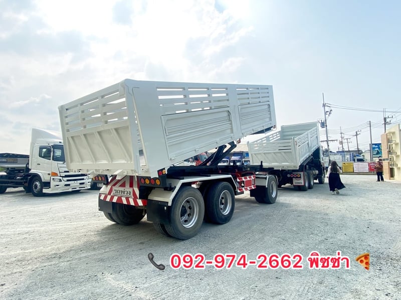 สิบล้อดั้มพ์พ่วง ISUZU FXZ 360 ปี 56 (2374)(1976)