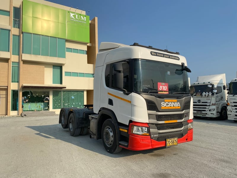 สิบล้อหัวลากเพลาเดียวยกล้อ Scania(5875)