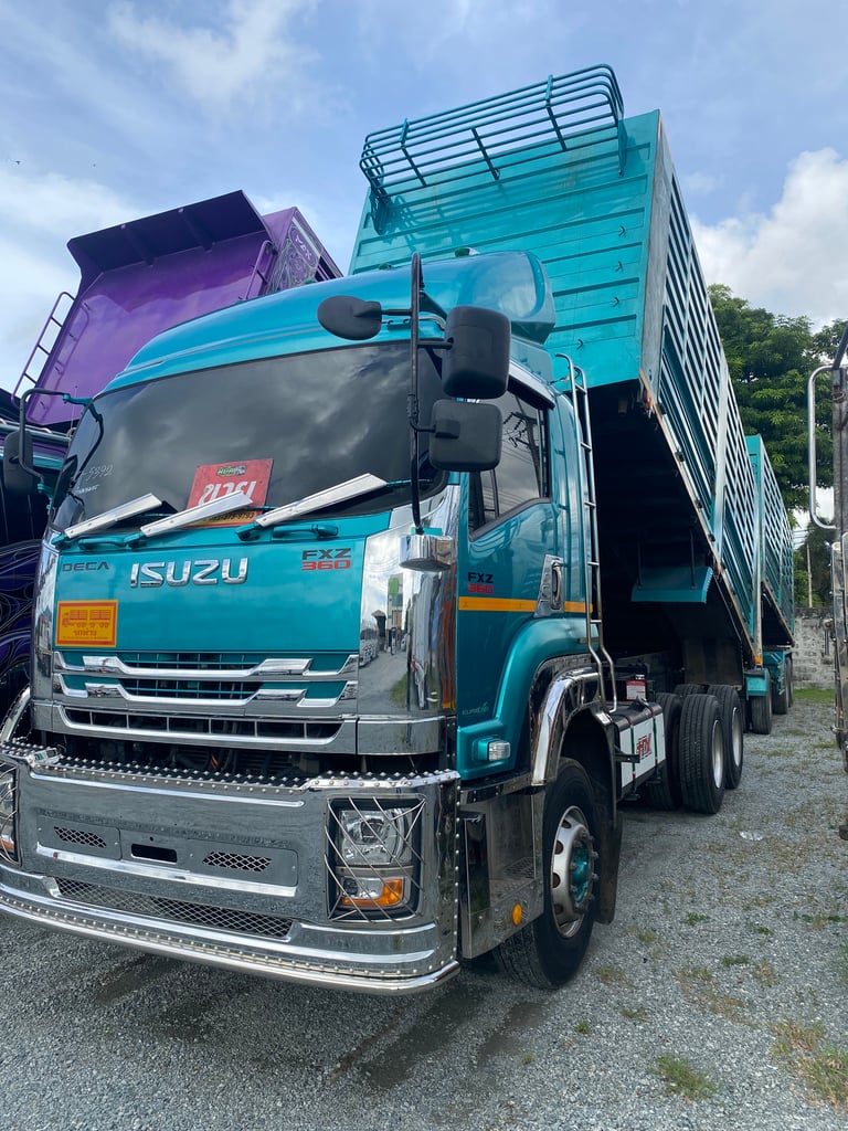 ISUZU FXZ 368แรงม้า รถบรรทุก 10ล้อ พ่วงแม่ลูก ปี2023( ISUZU FXZ 368แรงม้า รถบรรทุก 10ล้อ พ่วงแม่ลูก ปี2023(