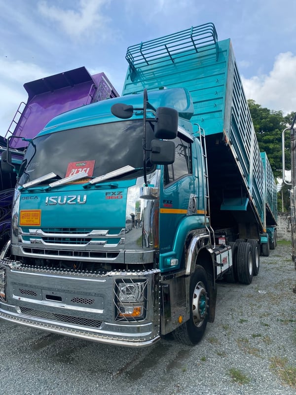 ISUZU FXZ 368แรงม้า รถบรรทุก 10ล้อ พ่วงแม่ลูก ปี2023(