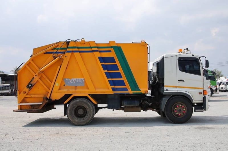 หกล้อบรรทุกขยะ  HINO FG8J 240 แรง ปี 2566 (4039)