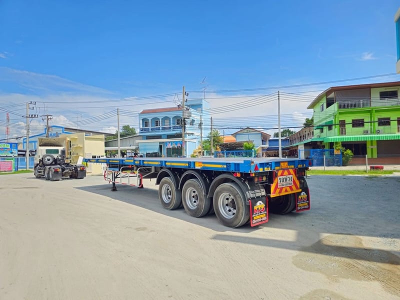 หางพื้นเรียบสามเพลา อู่ WAFA ปี 2565(5439)