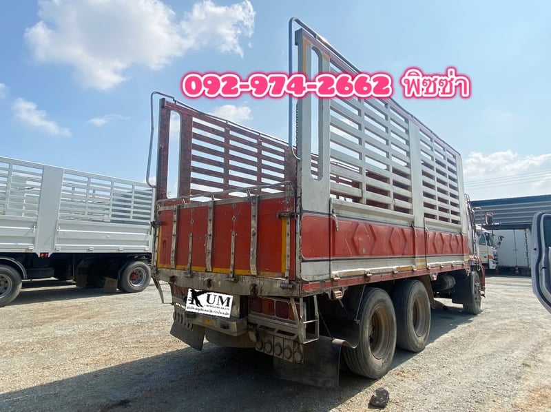 สิบล้อกระบะคอก HINO FL8J  260 แรงม้า ปี 2559 (2895)