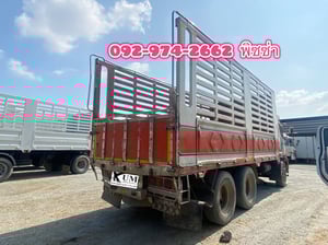 สิบล้อกระบะคอก HINO FL8J  260 แรงม้า ปี 2559 (2895)