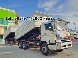 สิบล้อดั้มพ์ พ่วงเเม่ลูก ISUZU FXZ 360 ปี 65 (9575)(9576) สิบล้อดั้มพ์ พ่วงเเม่ลูก ISUZU FXZ 360 ปี 65 (9575)(9576)