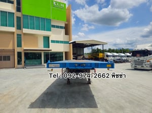 หางพื้นเรียบสามเพลา  อู่ WAFA  ปี 2565(8655)