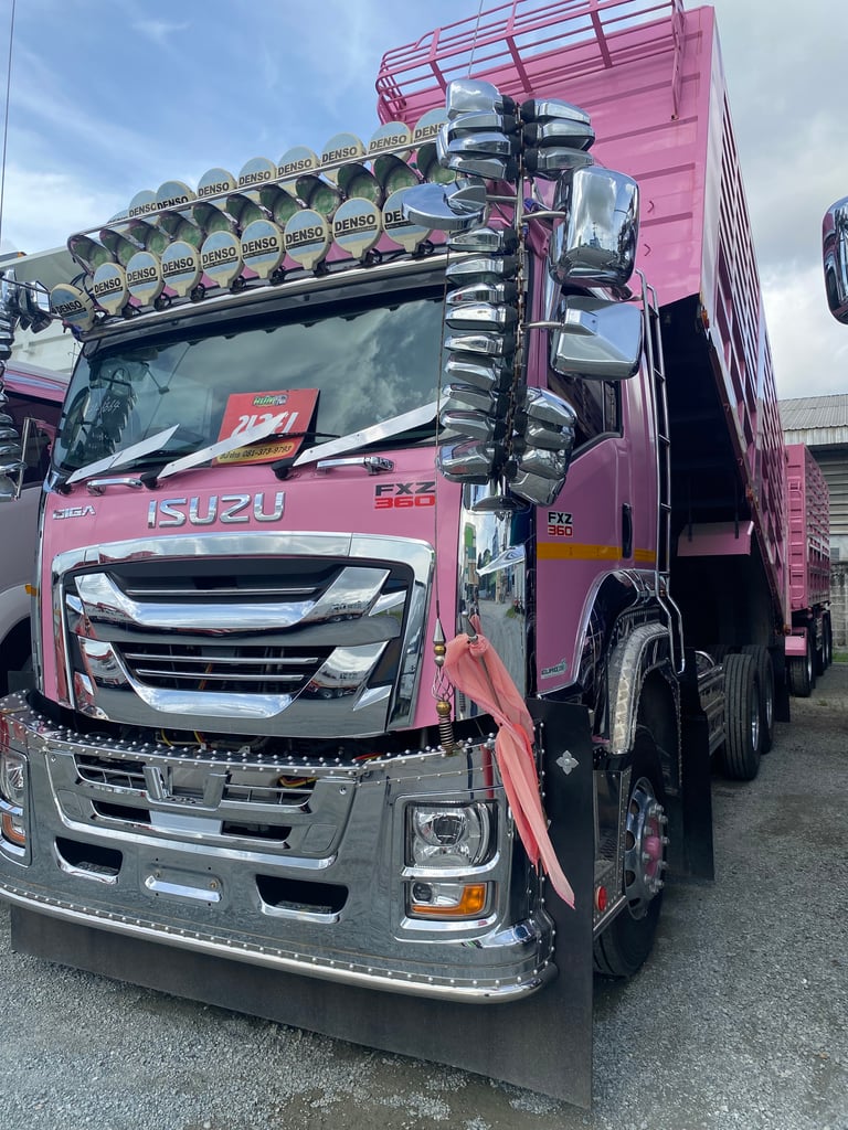 ISUZU FXZ 360แรงม้า รถบรรทุก 10ล้อ ดั้มพ์ ปี2023(1364,1365)