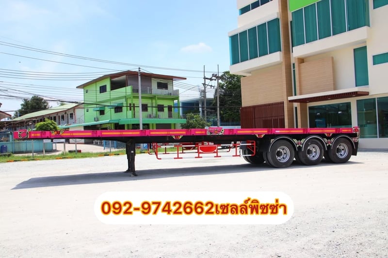 หางพื้นเรียบ สามเพลา อู่เดอะซัน ปี 2565(0376)