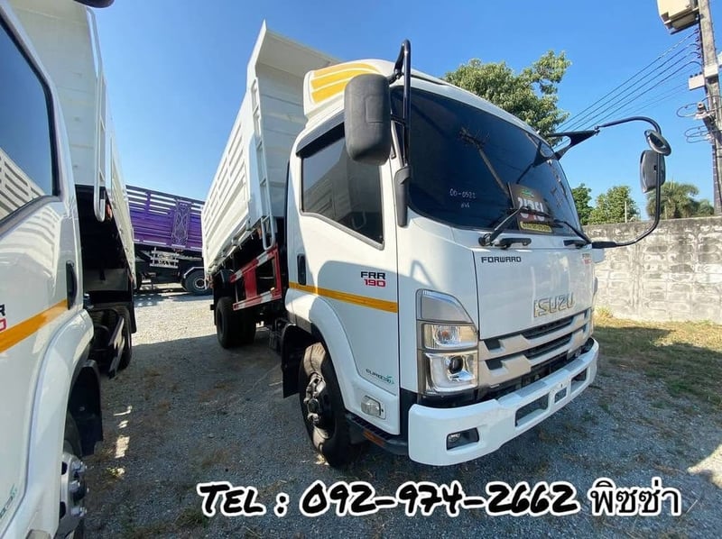 หกล้อดั้มพ์ (0522) ISUZU FRR 190แรง  ปี 2565