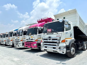 สิบล้อดั้มพ์ HINO  FM1A 344 แรง ปี 2560(2539,3778)