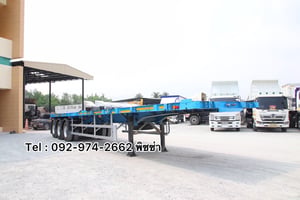 หางพื้นเรียบ สามเพลา อู่ CIMC ปี 2564 (8294) หางพื้นเรียบ สามเพลา อู่ CIMC ปี 2564 (8294)
