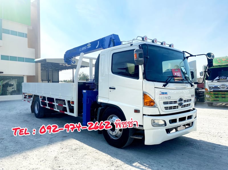 หกล้อเครน HINO FG8J 212 แรง ปี 2556 (7098) หกล้อเครน HINO FG8J 212 แรง ปี 2556 (7098)