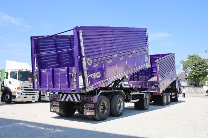 สิบล้อดั้มพ์พ่วง ISUZU FXZ 360 แรงม้า ปี 54 ลูกปี 55 (9033,2502)