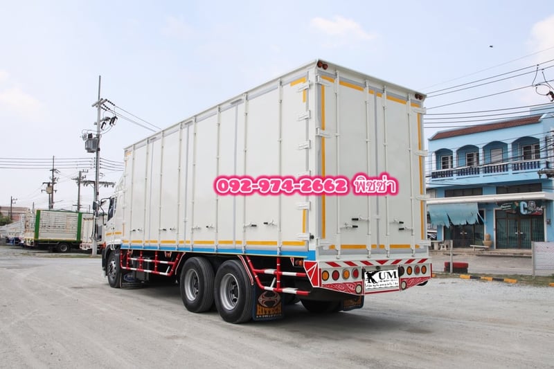 สิบล้อตู้สิบบาน HINO FL8J 260 แรง ปี 61 (2717)