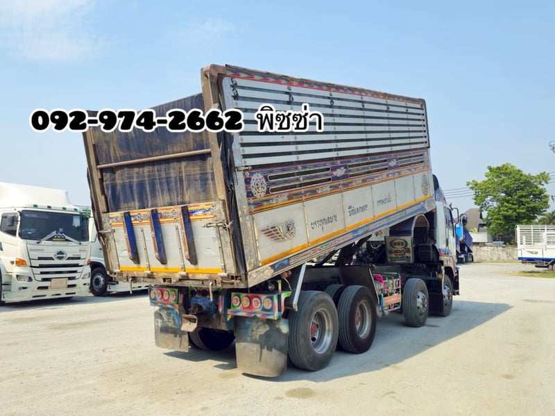 สิบสองล้อดั้มพ์  ISUZU FYH 360 แรง ปี 55(0856)