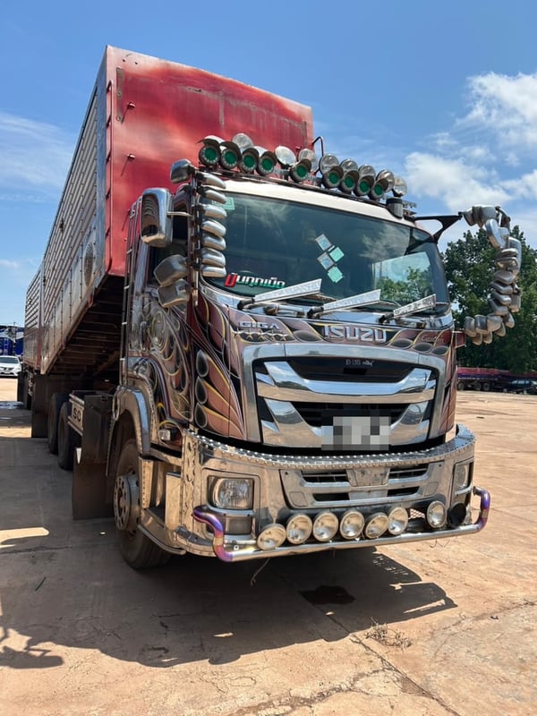 สิบล้อดั้มพ่วงแม่-ลูก ISUZU FXZ 360 แรง ปี 65(1903)(1904)