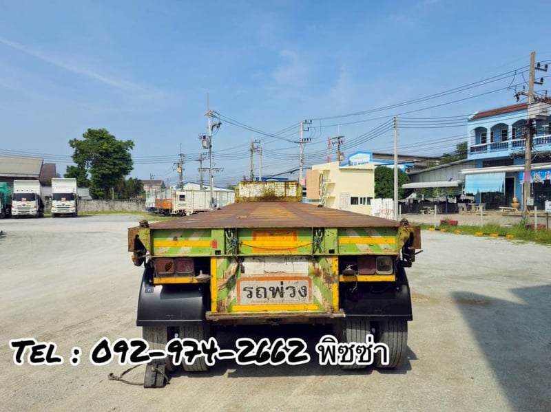 หางพื้นเรียบ สามเพลา อู่ BPT ปี 58 (7339) หางพื้นเรียบ สามเพลา อู่ BPT ปี 58 (7339)