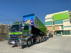 สิบล้อดั้มพ์ HINO FM1A 344 แรง ปี 66 (5902)