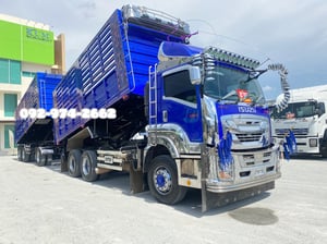 สิบล้อดั้มพ่วงแม่+ลูก ISUZU FXZ 360 แรงปี 65 (2591,2592) สิบล้อดั้มพ่วงแม่+ลูก ISUZU FXZ 360 แรงปี 65 (2591,2592)
