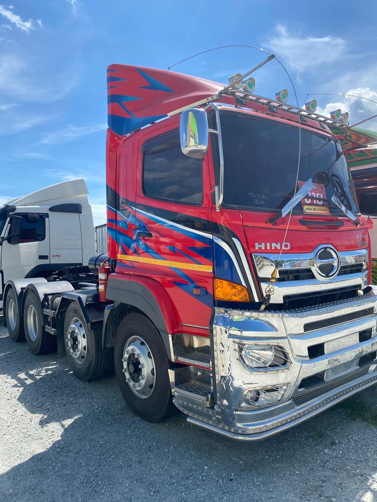  HINO FM 344แรงม้า รถบรรทุก 10ล้อ หัวลาก เฉพาะหัว ปี2023(1246)