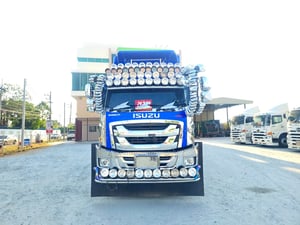 สิบล้อดั้มพ์พ่วงแม่ลูก ISUZU FXZ 360แรง ปี 66  หางดั้มพ์ สามเพลา อู่ ส.สมบัติ ปี 66 (5236,5237)
