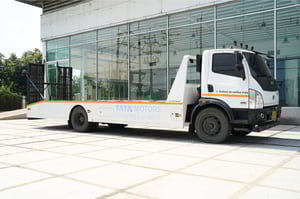 รถบรรทุก 6 ล้อ TATA Ultra T.14 RHD ต่อถาดสไลด์ (Demo)