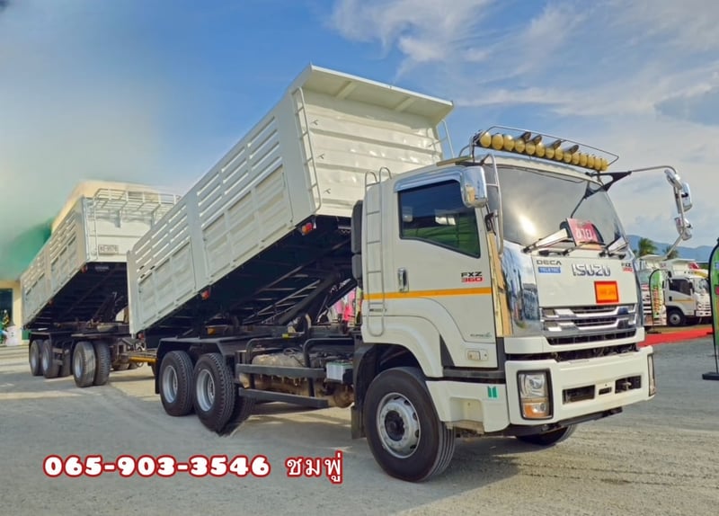 💥ลดกระหน่ำ ต่ำกว่าทุน💥  สิบล้อดั้มพ์ ISUZU FXZ 360 แรง ปี 2565 (9575,9576)