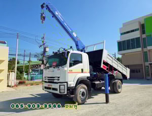 หกล้อดั้มพ์ติดเครน ISUZU FTR 240 แรงม้า 2566 (3266) หกล้อดั้มพ์ติดเครน ISUZU FTR 240 แรงม้า 2566 (3266)