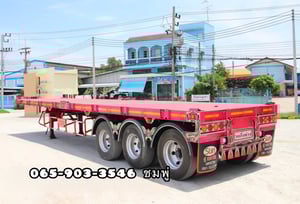 หางพื้นเรียบ สามเพลา อู่เดอะซัน ปี 2565 (0376) หางพื้นเรียบ สามเพลา อู่เดอะซัน ปี 2565 (0376)