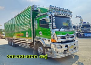 สิบล้อกระบะคอก HINO FL8J 260 แรงม้า ปี 2566 (5115)
