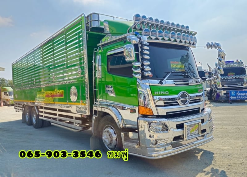 ‼️ลดกระหน่ำ ต่ำกว่าทุน‼️  👉สิบล้อกระบะคอก HINO FL8J 260 แรงม้า ปี 2566 (5115)